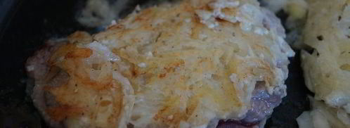 свиные отбивные в картофельной шубке. Шаг 7