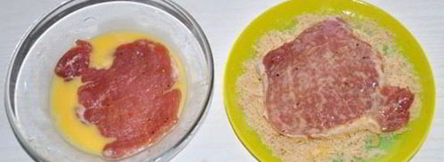 свиные отбивные в сырной панировке. Шаг 4