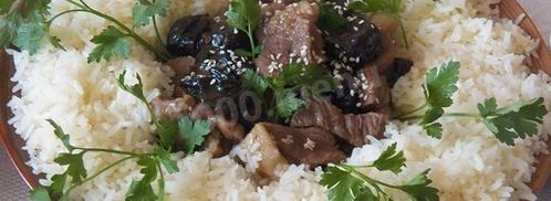 тушеная баранина с черносливом. Шаг 15