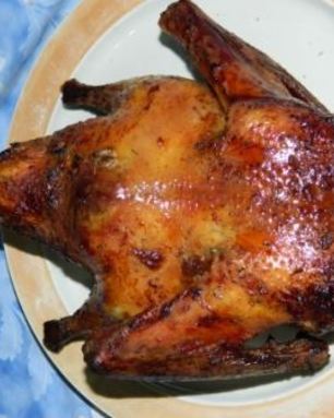 Утка запеченая без косточек под двумя соусами