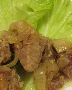 Вкусное мясо кусочками на сковороде