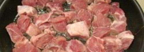 вкусное мясо кусочками на сковороде. Шаг 4