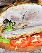 Запеченная свиная лопатка с горчицей