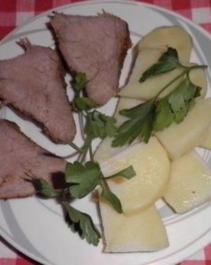 Запеченная телятина в рукаве