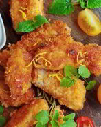 Жареная курица с хрустящей корочкой