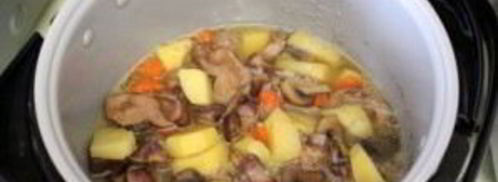 желудки куриные, тушенные с картошкой. Шаг 7