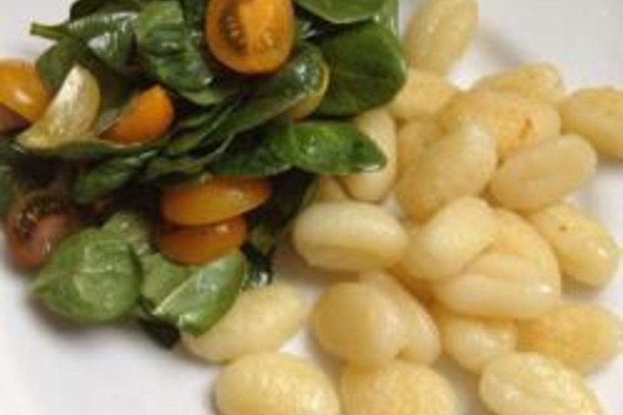 Рецепт ньокков жареных на сливочном масле