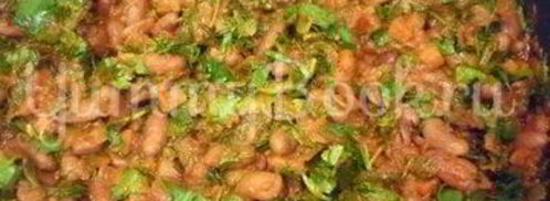 ароматная фасоль и фасоль в остром соусе. Шаг 18