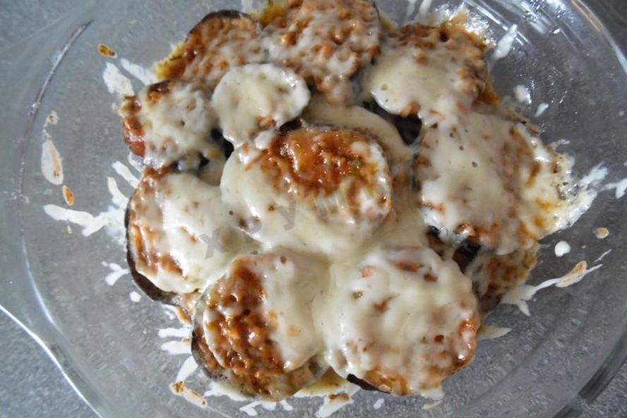 Рецепт баклажанов и кабачки с сыром в микроволновке