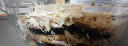 баклажаны и кабачки с сыром в микроволновке. Шаг 13