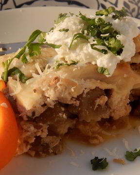 Баклажаны запеченные с курицей