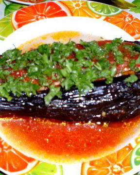 Фаршированный баклажан