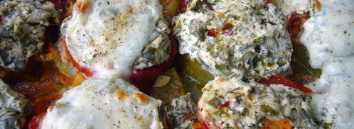 фаршированные курятиной кабачки под овощной шубкой. Шаг 12