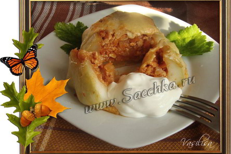 Рецепт фаршированных патиссонов