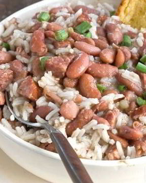 Фасоль по-креольски