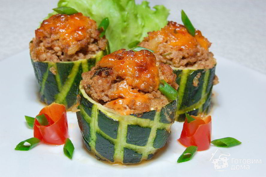 Рецепт кабачков фаршированных бочонки