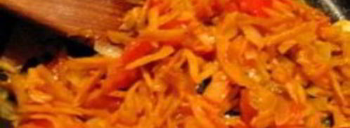 кабачки, фаршированные куриным фаршем. Шаг 3