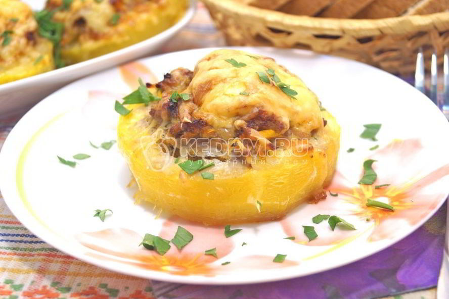 Рецепт кабачков с фаршем