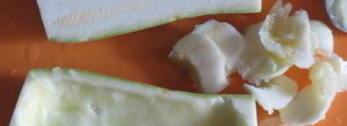 кабачки с мясной начинкой запеченные в духовке. Шаг 3