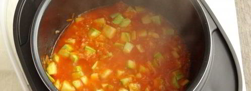 кабачки с рисом в мультиварке. Шаг 12