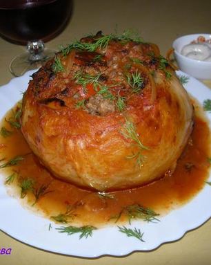 Капуста фаршированная