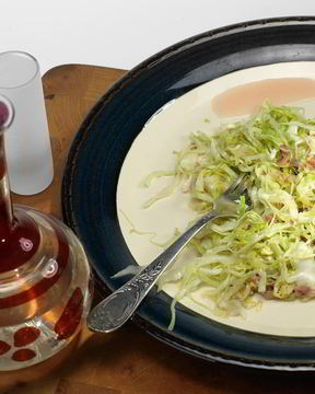 Капуста с анчоусами