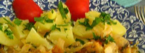 картофель с тушеной капустой и баклажанами. Шаг 32