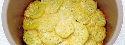 картофель, запеченный с лисичками в мультиварке. Шаг 18