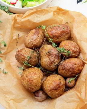 Картофель, запеченный в пергаменте
