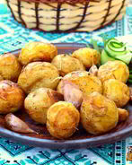 Молодая картошка запеченная в пергаменте