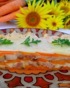 Морковный гратен