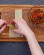 Овощные рулетики