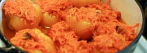 перец, фаршированный морковью. Шаг 5