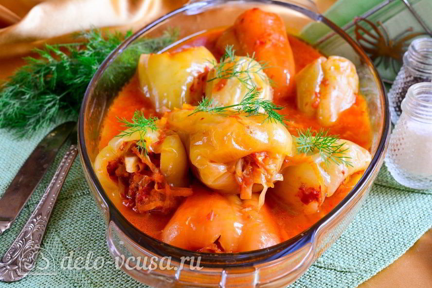 Рецепт перца фаршированного овощами