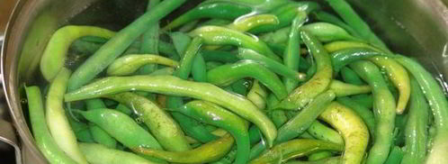 спаржевая фасоль с грибами. Шаг 5