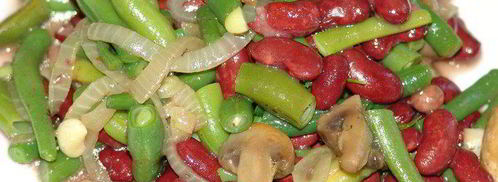 спаржевая фасоль с грибами. Шаг 9