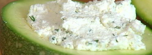 цукини, фаршированные творогом и сливочным сыром. Шаг 7