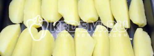 запеченный картофель с грибами под сыром. Шаг 7