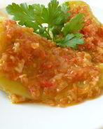 Запеченный перец в кисло-сладком соусе