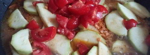 дал из красной чечевицы с куриной печенью. Шаг 9