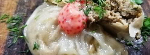 гедза с паштетом из тунца и куриной печенью. Шаг 16