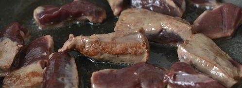 говяжья печень под сыром. Шаг 3