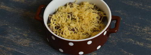 говяжья печень под сыром. Шаг 8