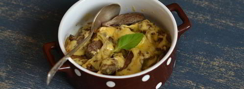 говяжья печень под сыром. Шаг 9