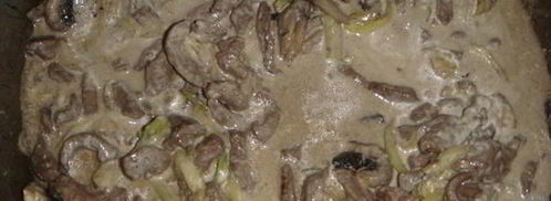 говяжья печень, тушеная с овощами. Шаг 10