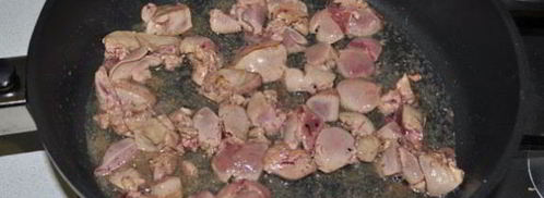 греча с куриной печенью. Шаг 6