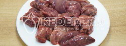 куриная печень в духовке. Шаг 3