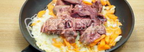 куриная печень в духовке. Шаг 5