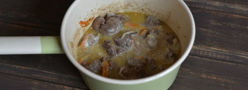 куриная печень в сметане. Шаг 8