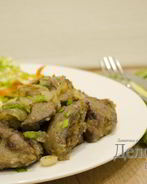 Куриная печень жареная с луком